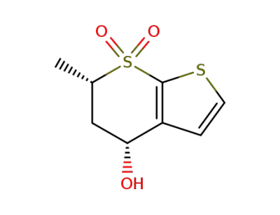 (4R,6S)-4-hydroxy-6-methyl-5,6-dihydro-4H-thieno[2,3-b]thiopyran 7,7-dioxide
