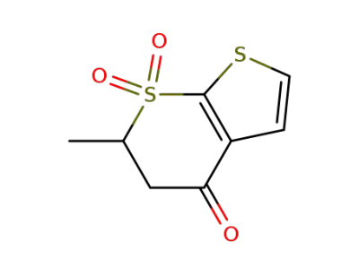 5,6-dihydro-4-oxo-(S)-6-methyl-thieno[2,3-b]thiopyran-7,7-dioxide