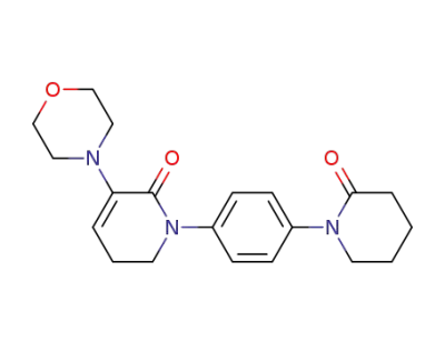 5,6?dihydro?3?(4?morpholinyl)?1?[4?(2?oxo?1?piperidinyl)phenyl]?2(1H)?pyridone